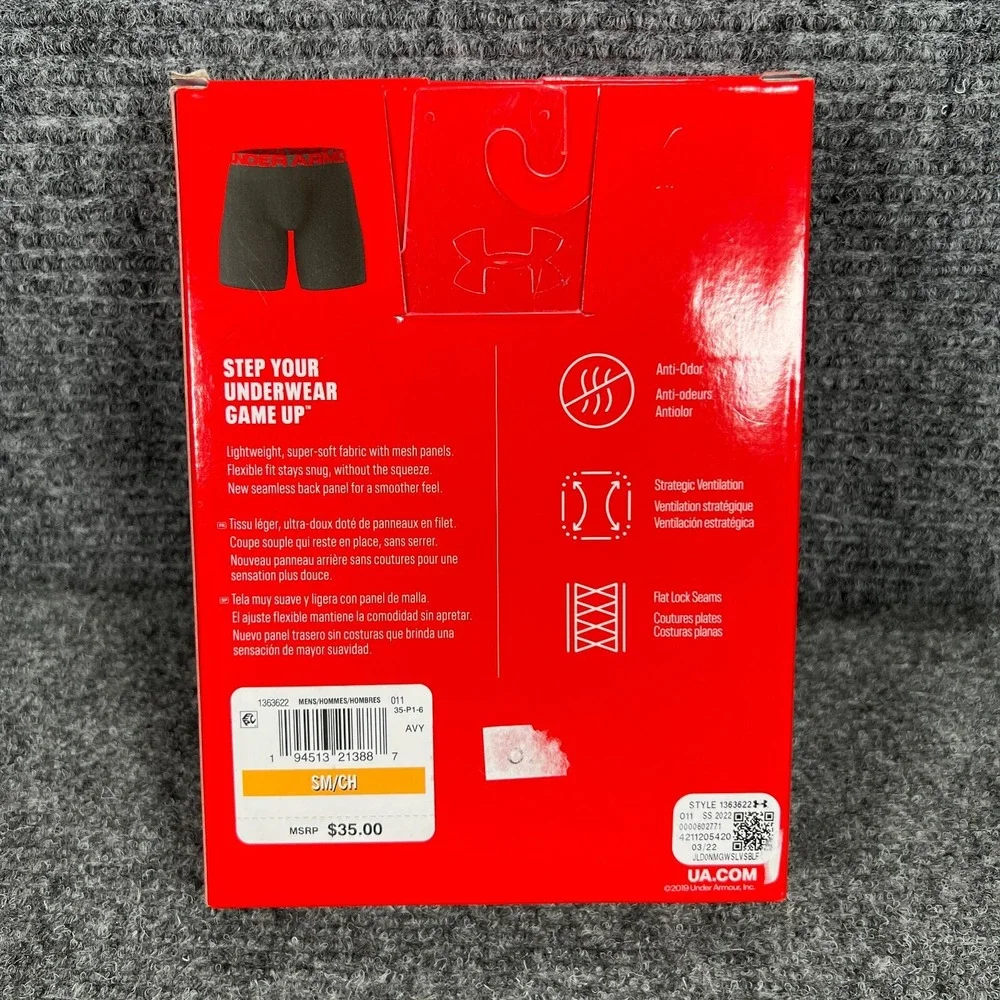 Under Armour Boxerjock Underwear 2 Pack Small 9